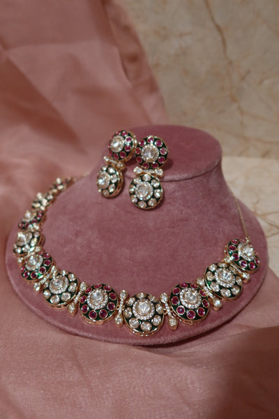 anaar kundan set