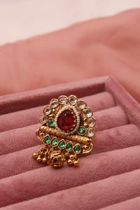 ruby heritage ring (adjustable)