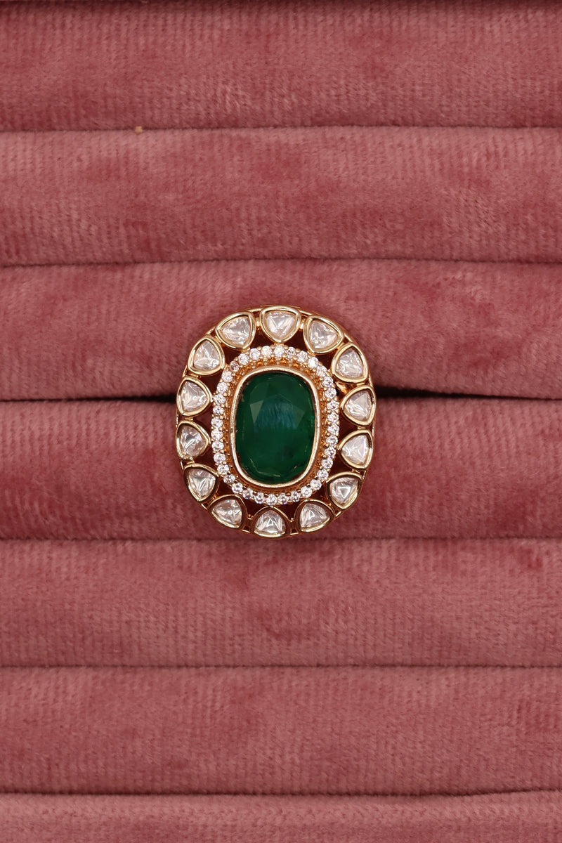 rani moissanite ring (adjustable)