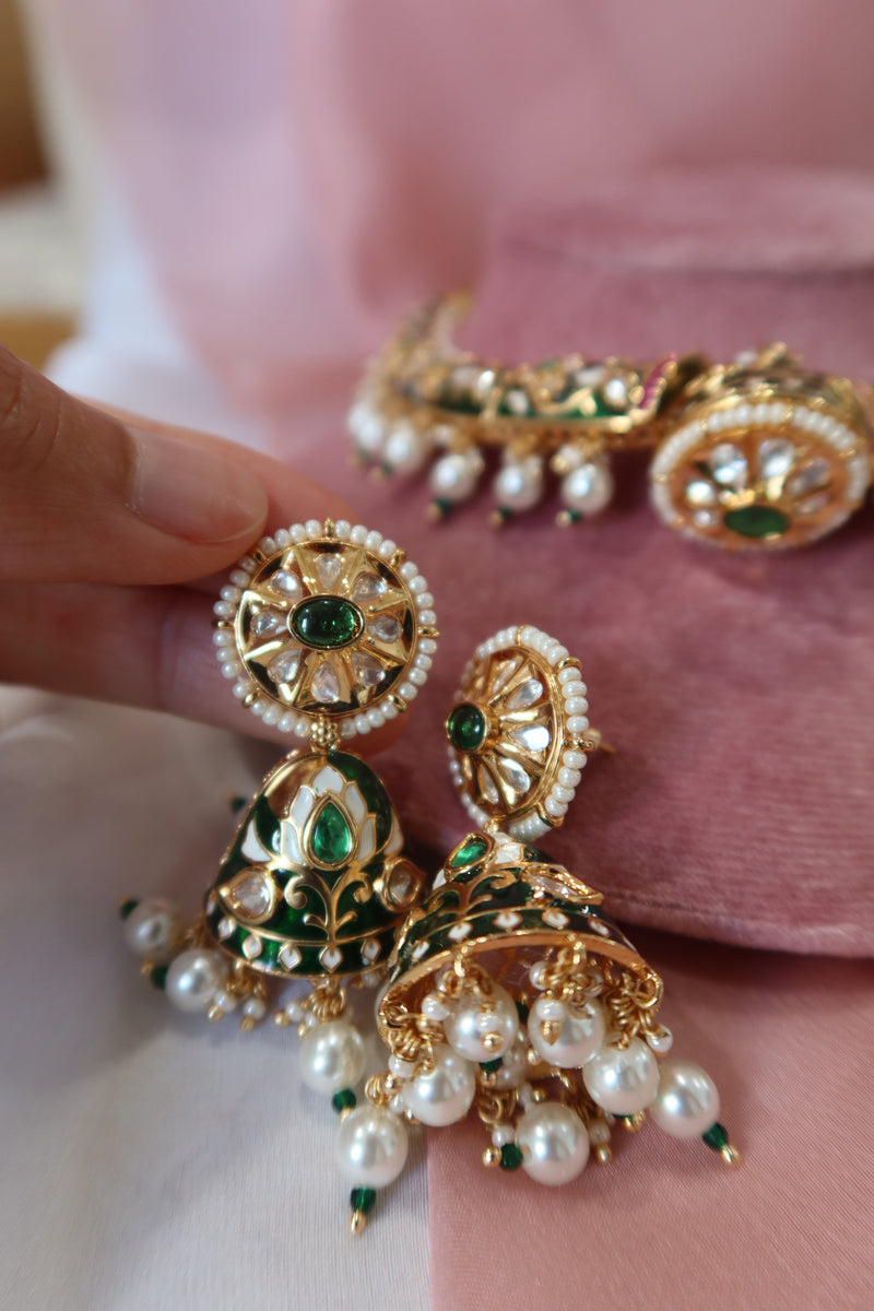 meena jhumka set