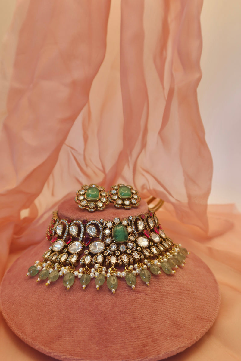 zamurrud necklace set