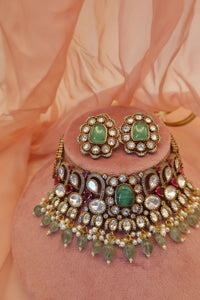 zamurrud necklace set