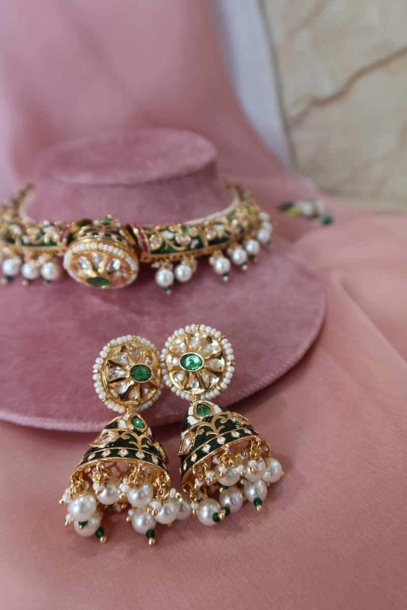 meena jhumka set