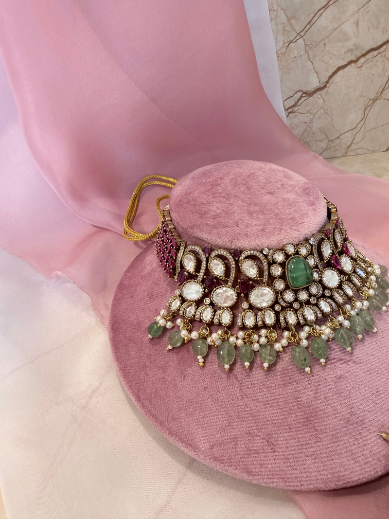 zamurrud necklace set