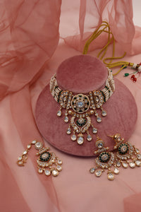 sabzeen moissanite necklace set