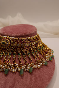 anaar rani traditional choker set