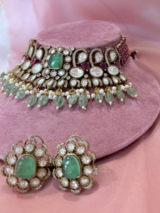 zamurrud necklace set