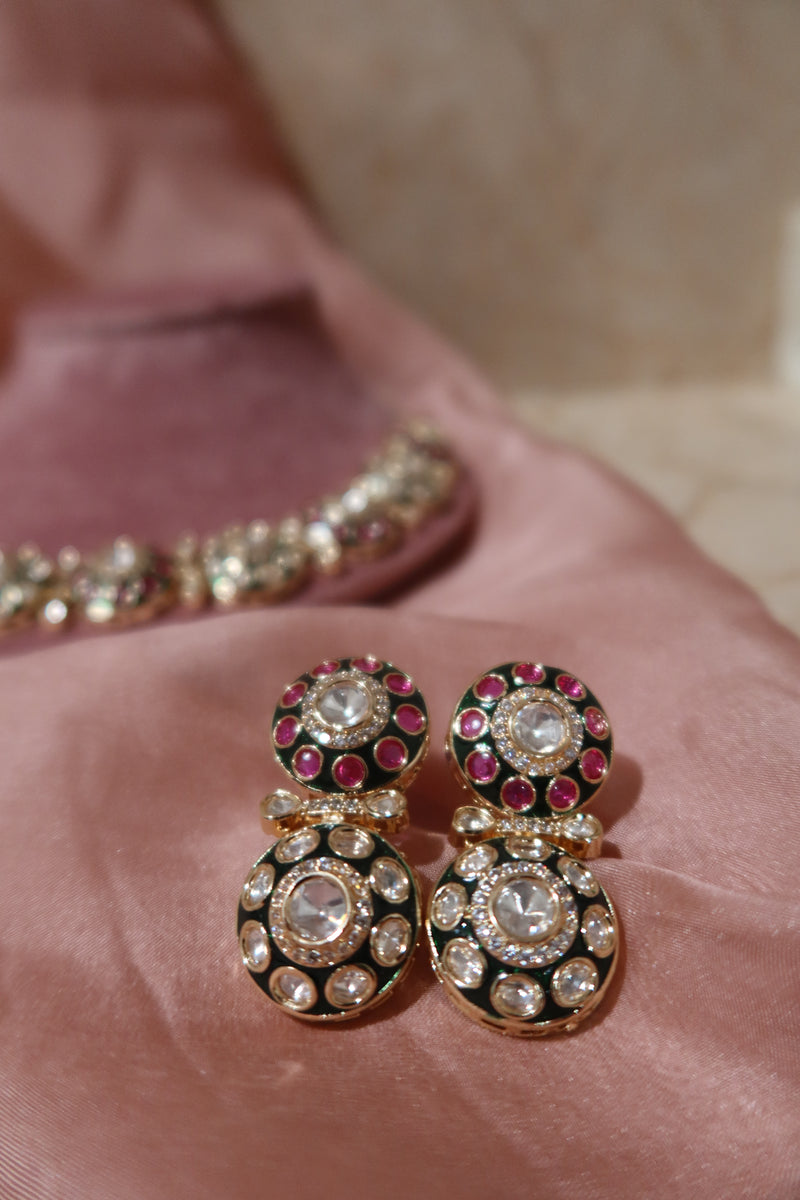 anaar kundan set
