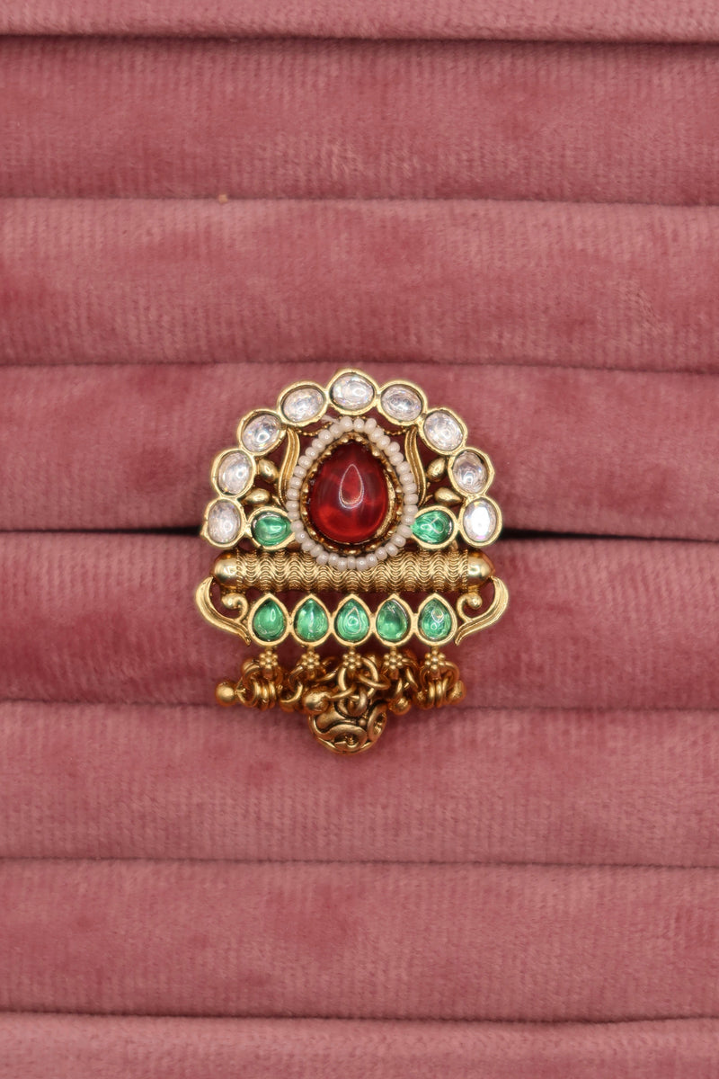 ruby heritage ring (adjustable)