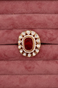 rani moissanite ring (adjustable)