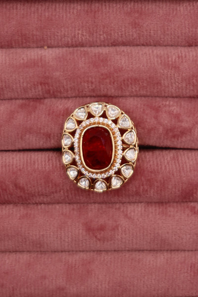 rani moissanite ring (adjustable)