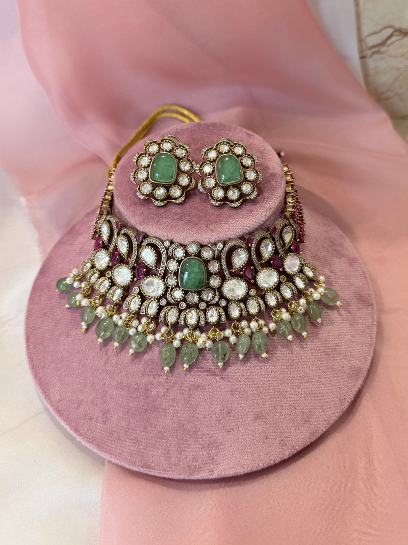 zamurrud necklace set