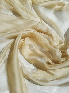 silk chiffon gold color 54" wide